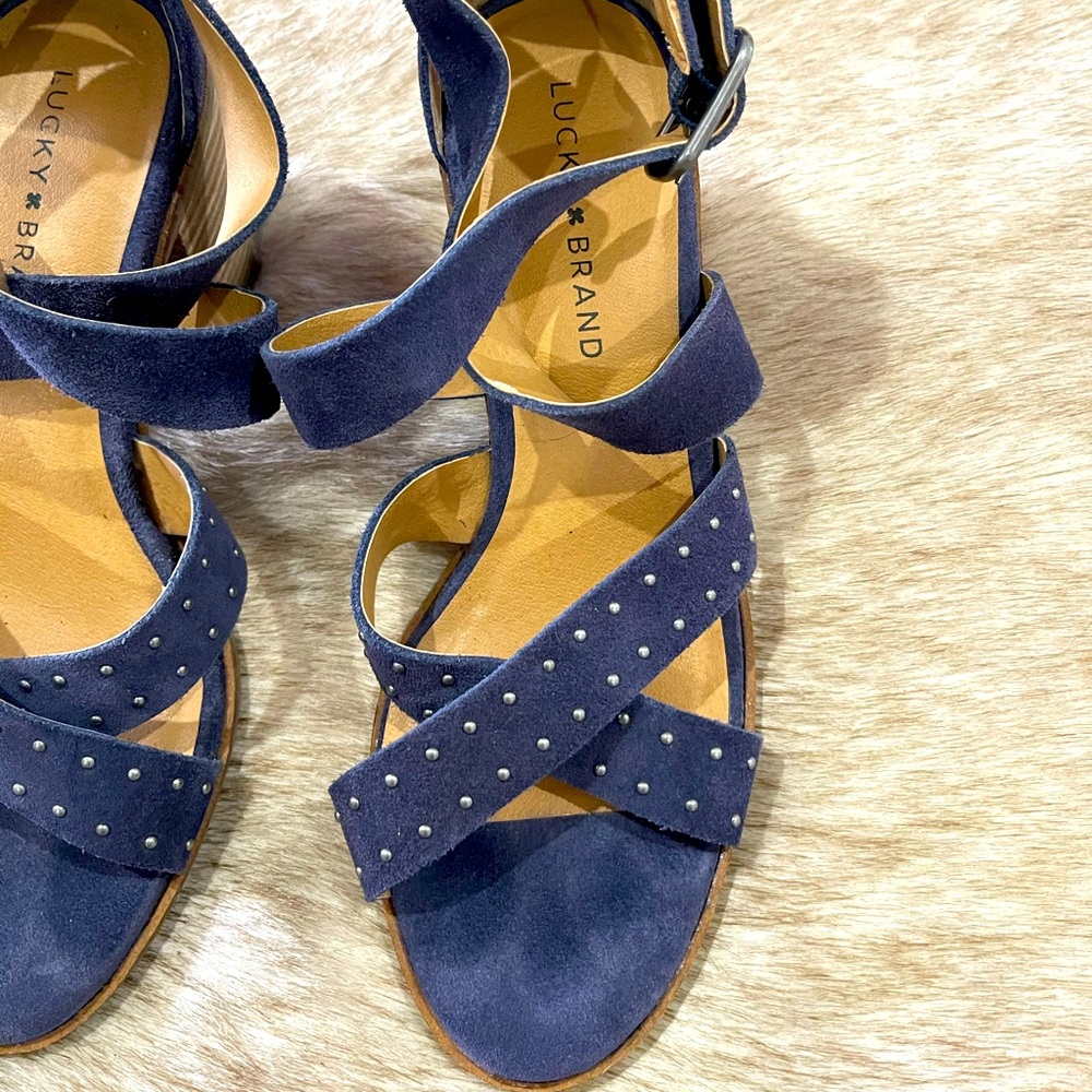 Lucky Brand Kesey Morroccan Blue Size 8.5 - Picture 7 of 7
